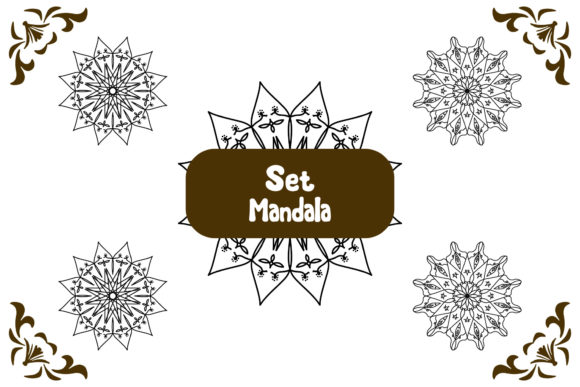 Mandala Black Color Set Wedding Decor: A Designer’s Perspective