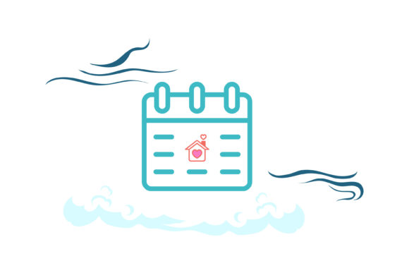 Wedding Icons Calender Cloud Background Review