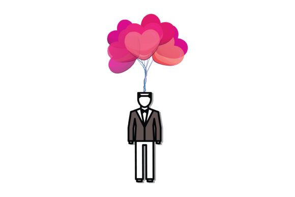 Wedding Icons Character Male Balloon Review for Embroidery Projects