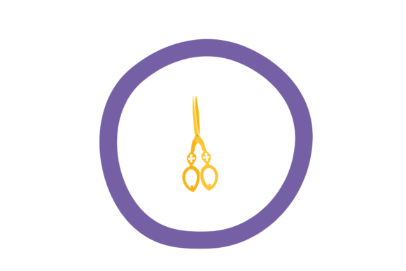 Wedding Party Scissors Icon SVG Review for Real Embroidery Projects